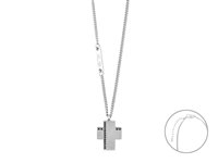 Necklace 4US: Cesare Paciotti Man Autunno Inverno 24 in Steel 4UCL6965